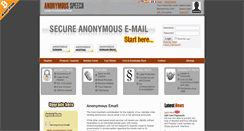 Desktop Screenshot of anonymousspeech.com